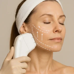 Woman having HI-FU to reduce wrinkles call LA LIPO Chelmsford Now!