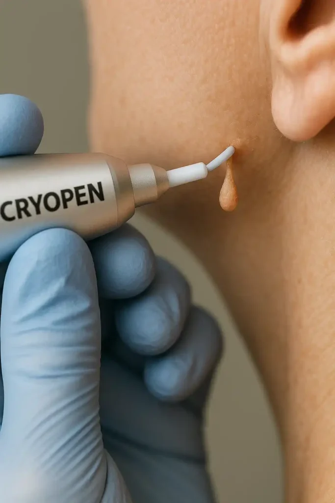 Cryopen for skin tags removal Chelmsford speak to our team today!