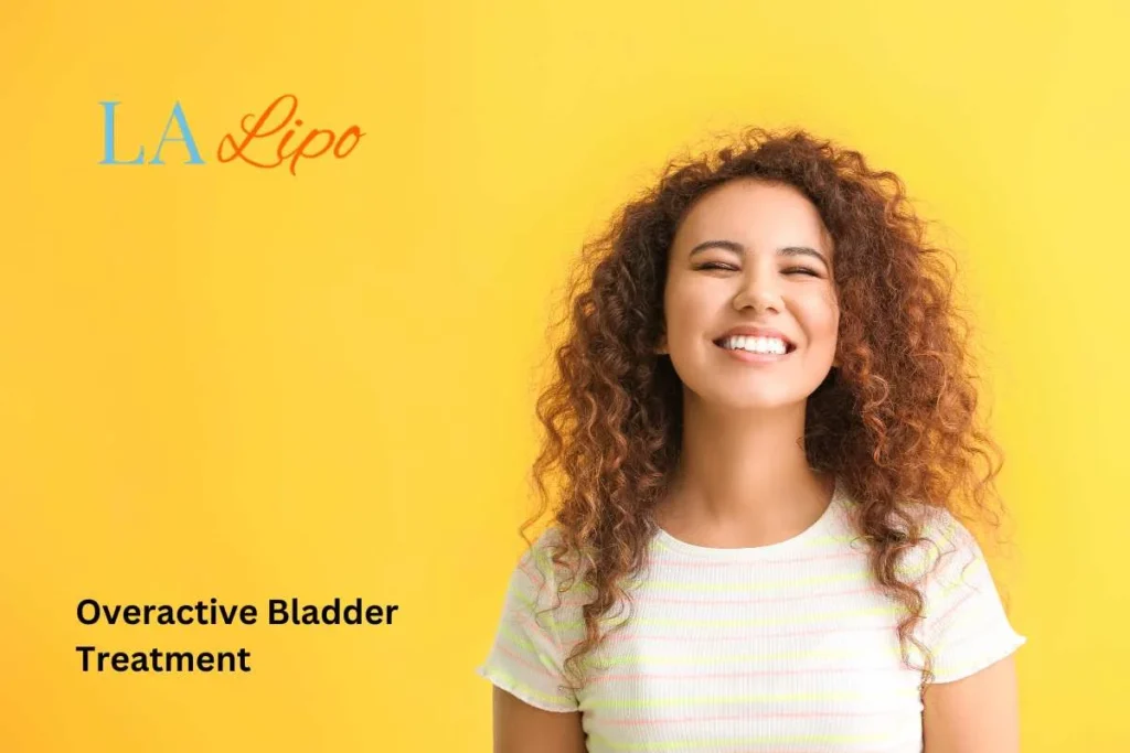 woman smiling about overactive bladder treatment Chelmsford solutions