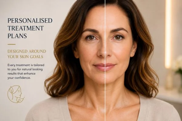 Before and after results of Collagen Lift Therapy Chelmsford