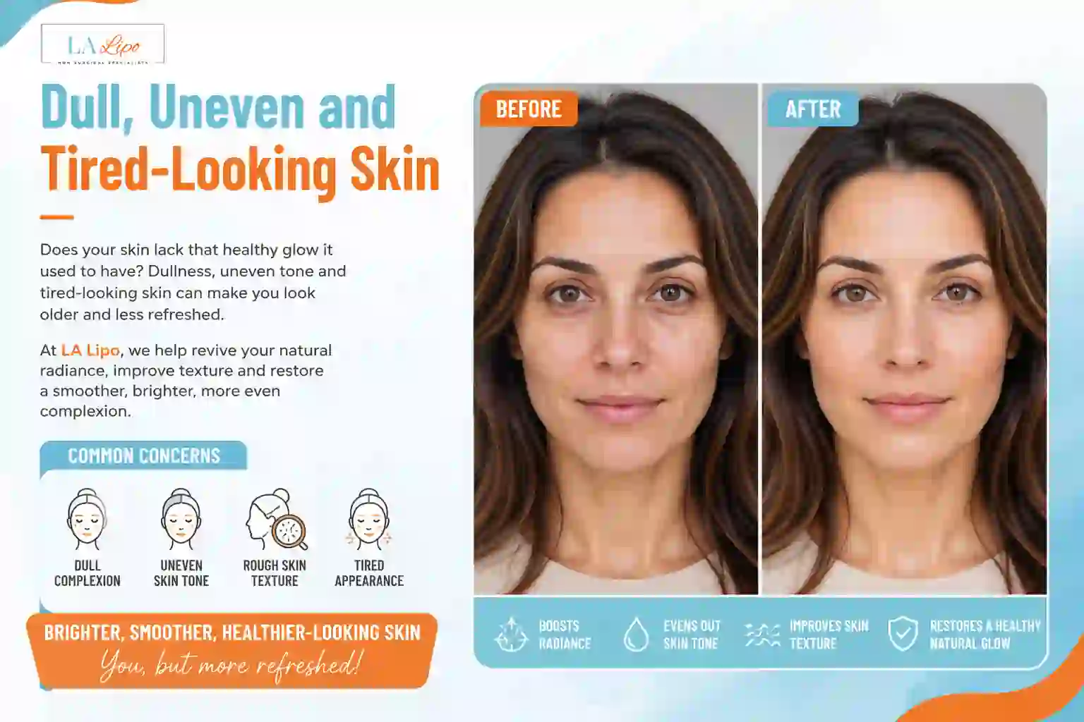 Sign #5: Dull, Uneven and Tired-Looking Skin Chelmsford